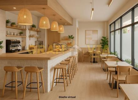 Cafeteria en el centro de figures