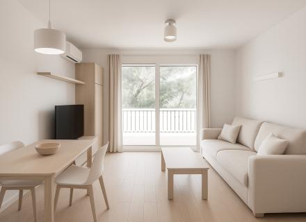 Estudi a pals amb piscina comunitària a només dos minuts de la platja.